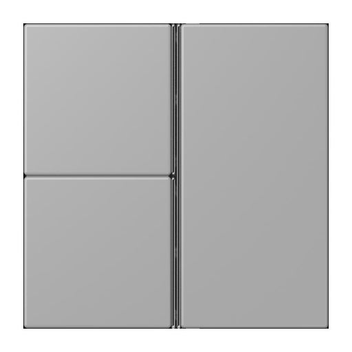 Jung - Abdeckung/Bedienelement für Installationsschalterprogramme Tastensatz 3fach LC 403 TSA 204 gris moyen