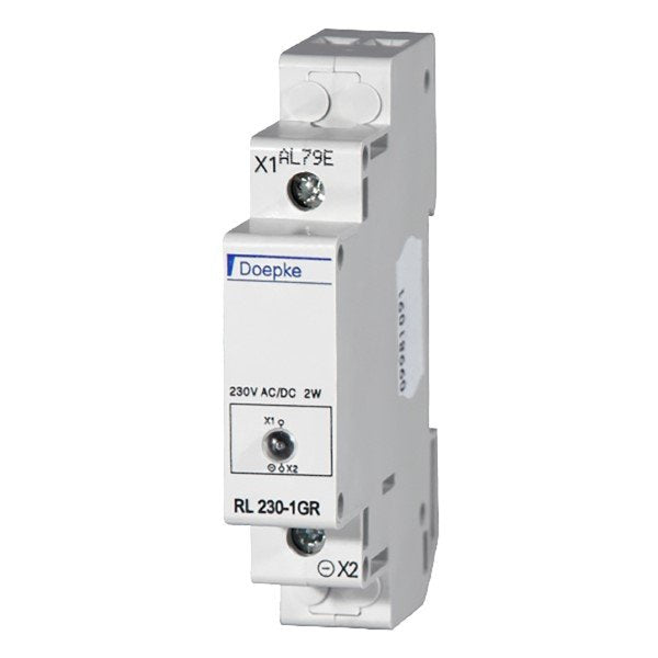 Doepke - Leuchtmelder Reiheneinbau Leuchtmelder RL 230-1GR grün
