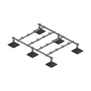 Erico - Dachaufstellungsträger Klima-Außengerät Tragsystem Montagesatz PEK6B 2.172mm