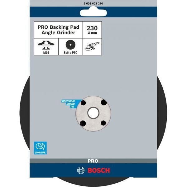 Bosch - Stützteller für Schleifwerkzeug PRO Stützteller weich, 2608601210 230 mm, M14