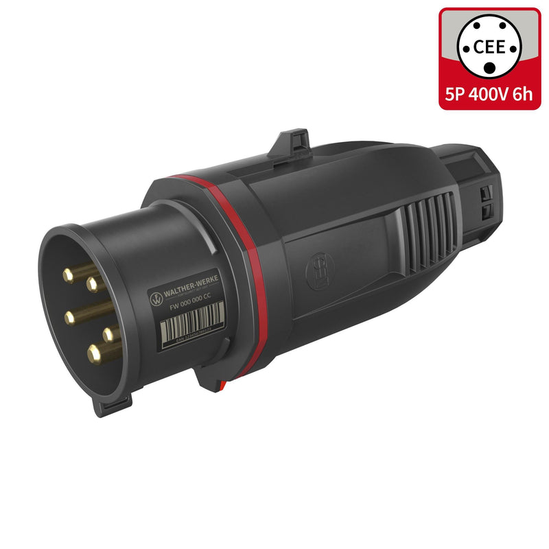 Walther Werke - CEE-Stecker (IEC 60309) CEE NEO Stecker FW230506CC One-Touch 32A 5P 6h