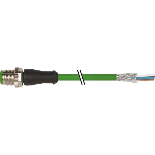 Murrelektronik - Konfektioniertes Sensor-Aktor-Kabel Verbindungsleit. Ethernet 7000-14541-7960750 M12St fr.Ltg-Ende