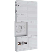 ABN - Zählerfeld Zählerplatz eHZ 2Z 1V EZ27320FR m.HLAK/OKK 5-pol