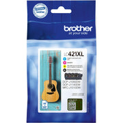 Brother - Verbrauchsmaterial für Telefax/Drucker/MFC Farbtintenset LC-421XLVAL sw, cyan, mag, ge