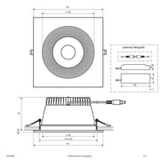 EVN Lichttechnik - Downlight/Strahler/Flutlicht LED-Downlight ED54204925 DALI