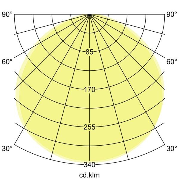 Brumberg Leuchten - Decken-/Wandleuchte LED-Wandleuchte 10224103 3000K, graphit