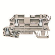 Weidmüller - Durchgangs-Reihenklemme Klemme WMF 2.5 BLZ PE Schraubansch.,2.5mm² − 50 Stück