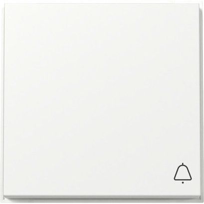 Gira - Abdeckung/Bedienelement für Installationsschalterprogramme Wippe Symb. Klingel 328666 Reinweiß
