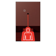 Jung - Behindertenelement für Installationsschalterprogramme Notrufsystem Zugtaster NRS LC 0834 ZT 235