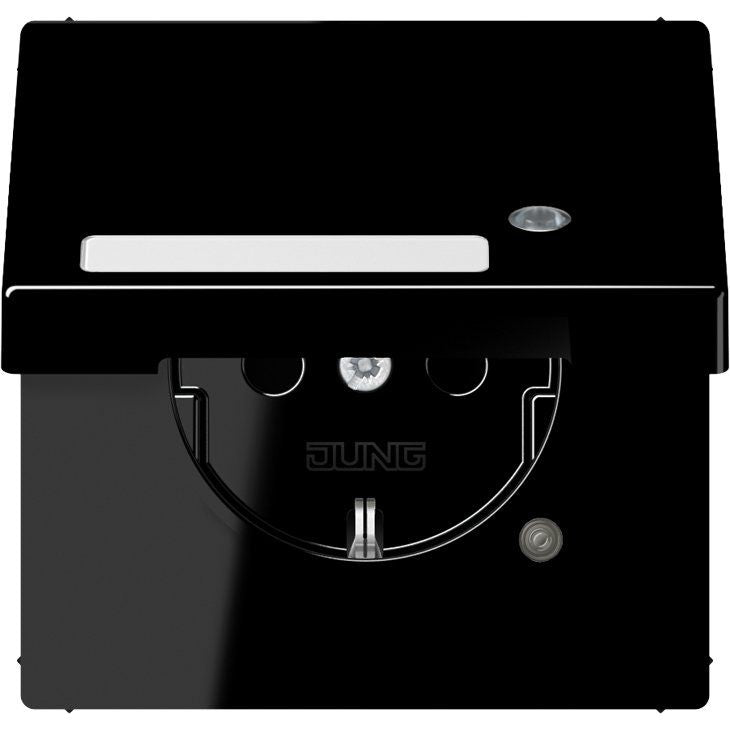 Jung - Steckdose SCHUKO-Steckdose 16A 250V LS 1520 NAKLKO SW m.Berührungsschutz