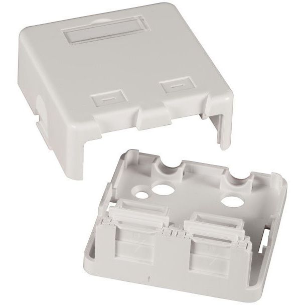 EFB-Elektronik - Kommunikationsanschlussdose Kupfer Industrie Keystone Verteilerbox ET-25168 Aufputz, 2-Port