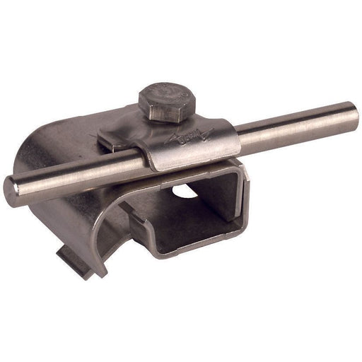 DEHN - Anschlussklemme für Blitzschutz Dachrinnenklemme DRKKB6.10W16.22V2A NIRO f.Wulst 16-22mm