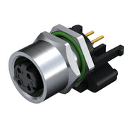 Weidmüller - Rundsteckverbinder, Einbau (PCB) Stecker SAIE-M12B-5-H10TL M12 − 10 Stück