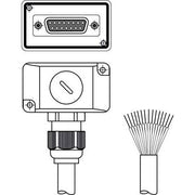 Leuze - Konfektioniertes Sensor-Aktor-Kabel Anschlussleitung CB-D15E-10000S-11WF