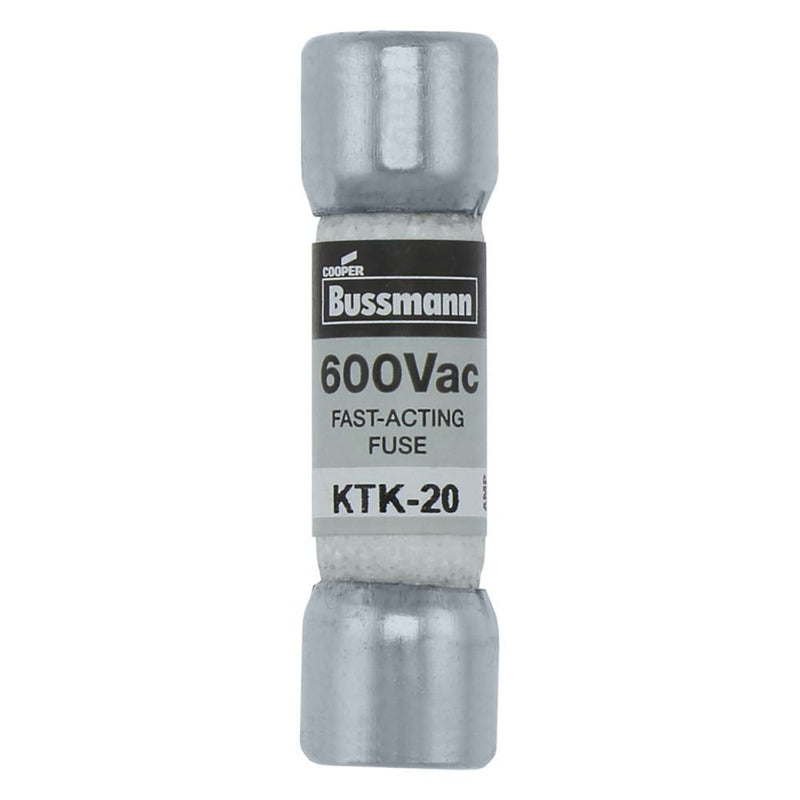 Eaton - HRC-Sicherung Sicherungseinsatz KTK-20 20 A, AC 600 V − 10 Stück