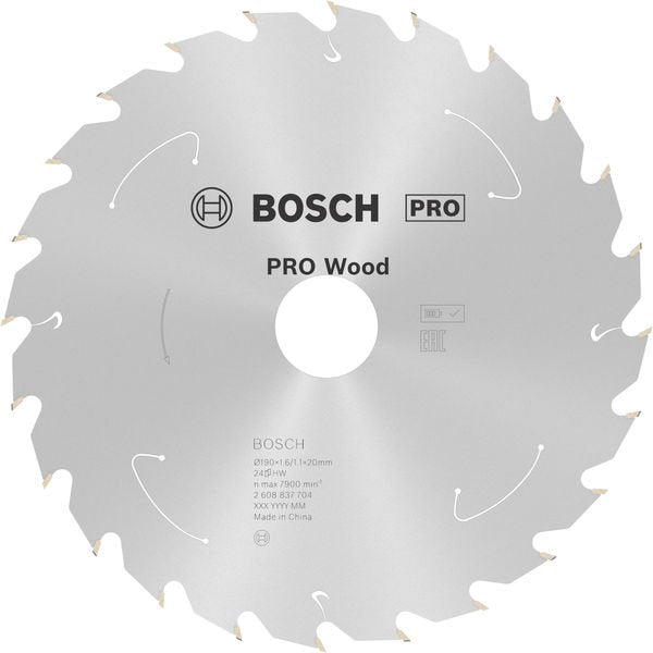 Bosch - Kreissägeblatt PRO Wood cordless 2608837704 Kreissägeblatt 190 x