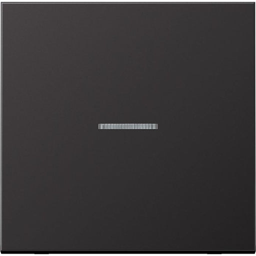 Jung - Bussystem-Tastsensor KNX RF Taster 1fach AL 10911 ST RF D neutral, Aluminium