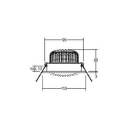 Brumberg Leuchten - Downlight/Strahler/Flutlicht LED-Einbaustrahler 350 mA 12395253