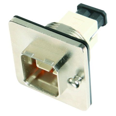 Telegärtner - LWL-Kupplung STXV14 RJ45 Zentr.-Flansch 100007630 SC-RJ Kupplung SM M