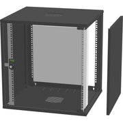 Enoc - Netzwerkgehäuse Economy Wandschrank 12HE W3 12-5-S 550x500x582mm sw