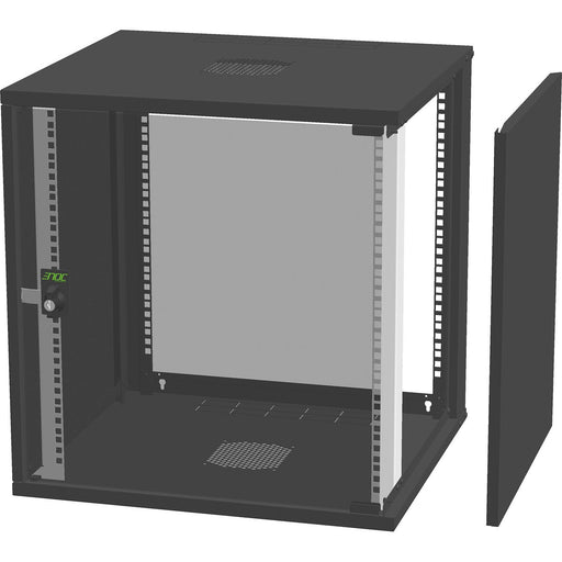 Enoc - Netzwerkgehäuse Economy Wandschrank 12HE W3 12-5-S 550x500x582mm sw