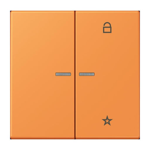 Jung - Bedienelement intelligent eNet Taster Universal 1f. FM LC 1701 225 orange clair (32081)