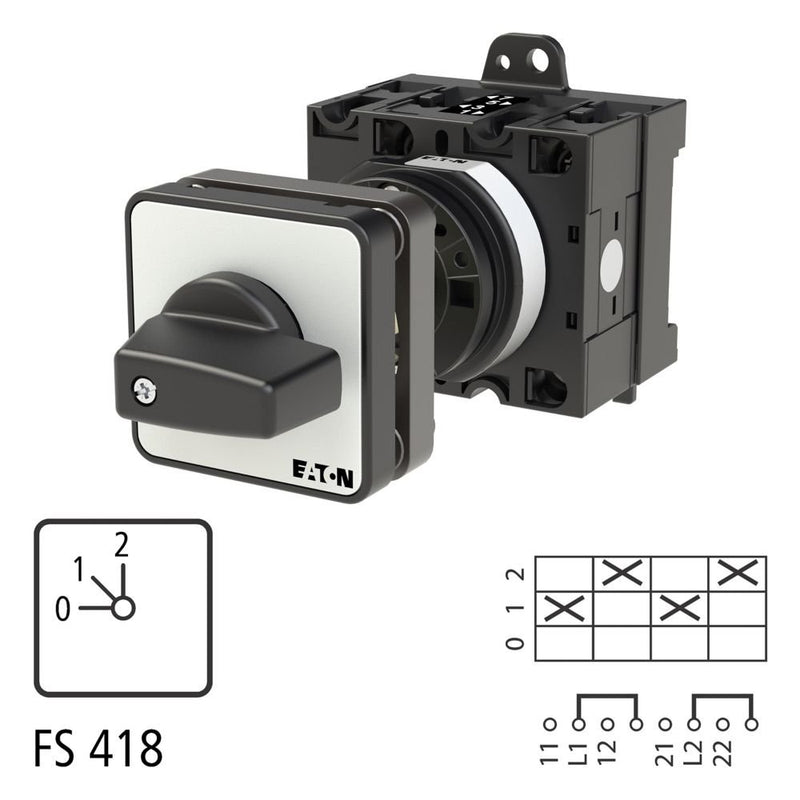 Eaton - Steuerschalter Stufenschalter T3 32A T3-2-15130/Z 32A Zwischenbau