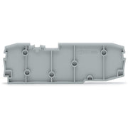 WAGO - Abschluss- und Zwischenplatte für Reihenklemme Distanzplatte 2006-1695 2,9 mm breit,grau − 25 Stück