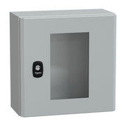 Schneider Electric - Gehäuse/Schaltschrank (leer) Wandschrank RAL 7035 NSYS3D3315T 300x300x150 Sichttür