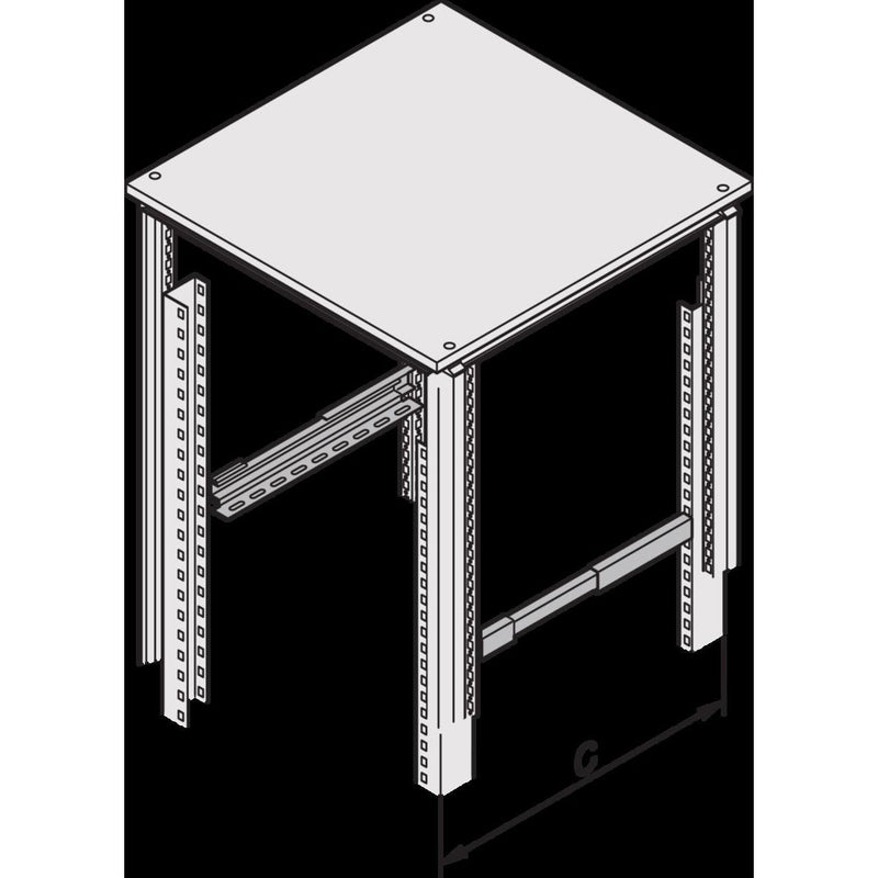 Schroff - Komponente für den Ausbau (Schaltschrank) Gleitschiene 28127001 (VE2)