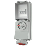 Mennekes - CEE-Steckdose abschaltbar, abgesichert (IEC 60309) Wanddose DUO 7242 32A,5p,6h,400V,IP67