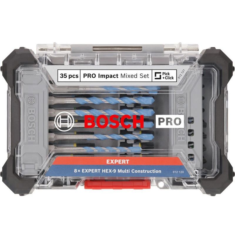 Bosch Power Tools - Werkzeugset PRO Impact Gemischtes Set, 2608522518VE(35) Display, 6 x 35-tlg  − 6 Packung