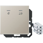 Jung - Abdeckung/Bedienelement für Installationsschalterprogramme Hotelabdeckung ES CU KO5 M 24 mit LED-Einheit 24 V