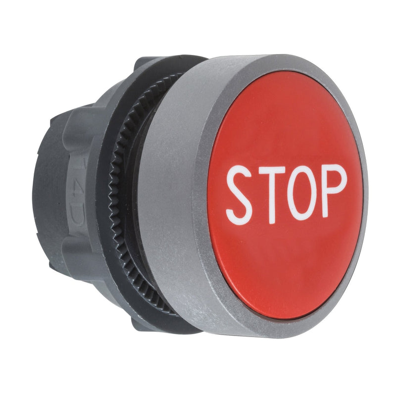 Schneider Electric - Frontelement für Drucktaster Drucktaster, Front ZB5AA434C0 rot, 22mm, in grau