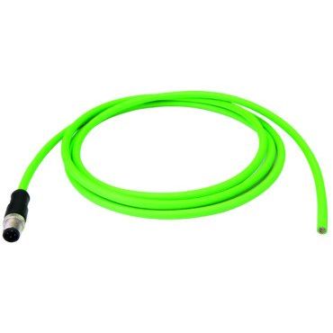 Telegärtner - Konfektionierte Leitung für steckbare Gebäudeinstallation STX M12x1 VL D-kod. 100017424 Cat.5-SFUTP-A0050