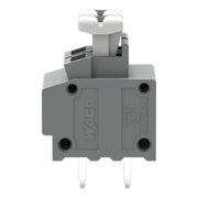 WAGO - Leiterplattenklemme 235-402/332-000 Drücker,1,5mm²,grau − 105 Stück