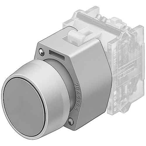 Eao - Frontelement für Drucktaster Drucktasten-Vorsatz 704.009.0 sw, 29mm