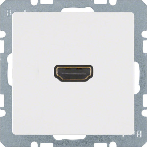 Berker - Einsatz/Abdeckung für Kommunikationstechnik Steckdose High Definition 3315436089 90Grad polarws samt