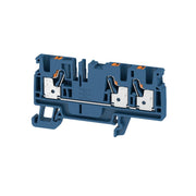Weidmüller - Durchgangs-Reihenklemme Klemme A3C 4 DBL PUSH IN, 4 mm² − 50 Stück