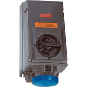 Stahl - Explosionsgeschützte CEE-Steckdose (IEC 60309) Wandsteckdose 8579/31-409 #270907 63A blau 9h