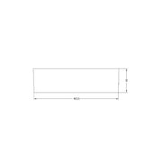 Ledvance - Mechanisches Zubehör/Ersatzteile für Leuchten Aufbaugehäuse DLSLIMALUFRAMED205 weiß
