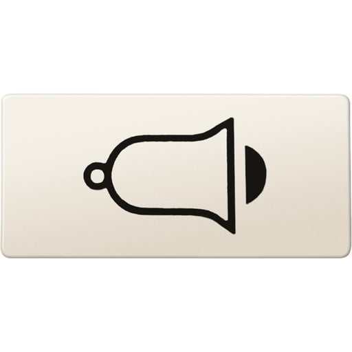 Merten - Bezeichnungsmaterial für Installationsschalterprogramme Symbol Klingel ws 395800 rechteckig
