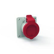 Bals Elektrotech - CEE-Anbausteckdose (IEC 60309) Anbausteckdose gerade 136871 16A 3p 400V 9h IP54 − 10 Stück