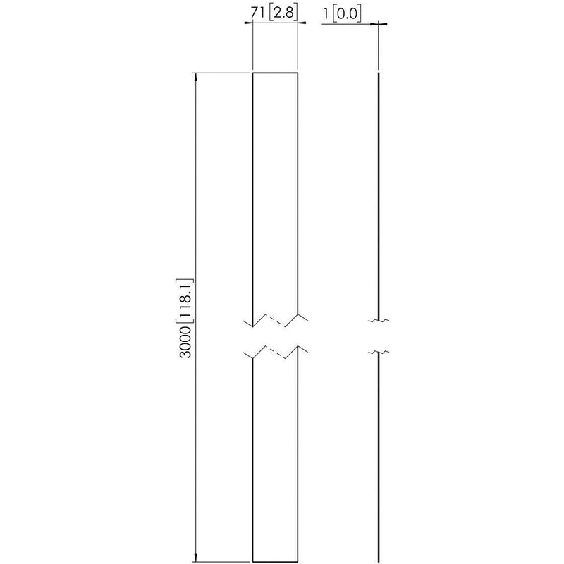 Vogels - Zubehör/Ersatzteile für Unterhaltungselektronik Connect-it Abdeckstreifen PFA9107 ws Einzelartikel