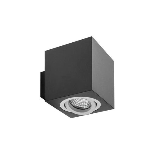 Brumberg Leuchten - Decken-/Wandleuchte Wand-Anbaumodul quadr. 45210560 schwarz/weiß