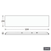 LTS Licht&Leuchten - Decken-/Wandleuchte LED-Einlegeleuchte PLL5912030402/DALI 51W 4000K 3515 lm