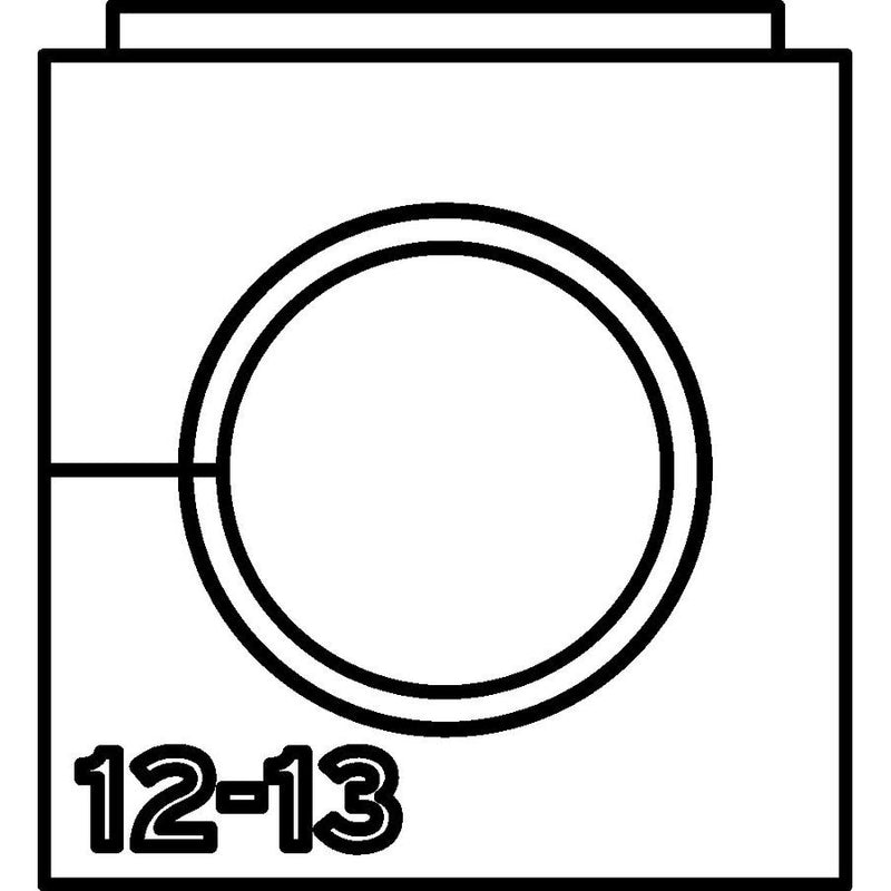 HellermannTyton - Kabelführung für Gehäuse/Schränke Einfachtülle VP-S_12-13 VarioPlate 12-13 mm − 20 Stück