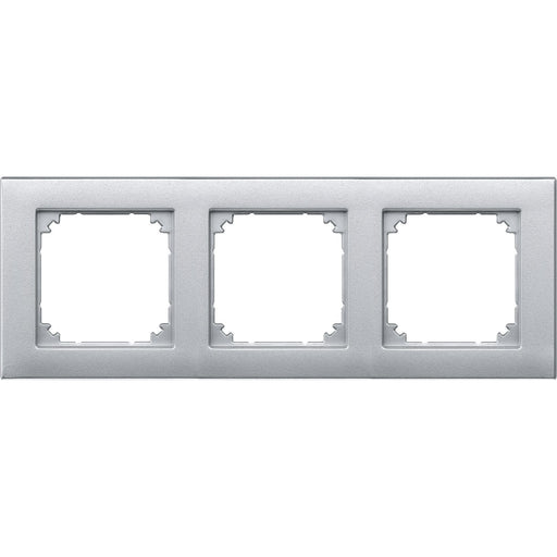 Merten - Abdeckrahmen Rahmen 3f.alu 488360 bündiger Einbau