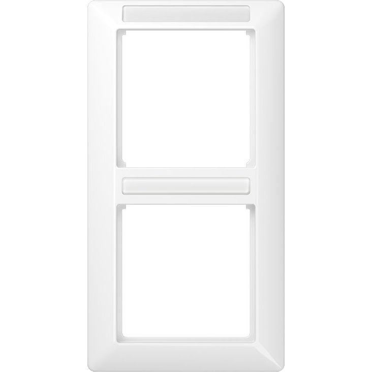 Jung - Abdeckrahmen Rahmen, 2fach senkr. AS 582 BF INA WW sprühnebeldi.Fenster