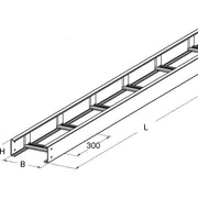 Niedax - Kabelleiter GFK-Kabelleiter UL 80.150/3 − 3 Meter